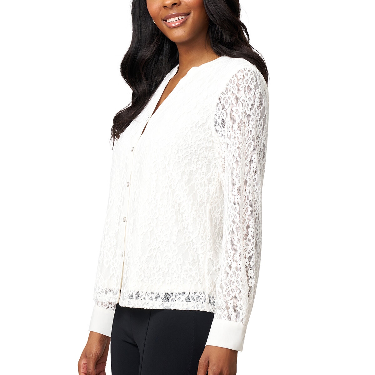 Cable and Gauge Blusa para Dama Blanco Chica Cable and Gauge Blusa para Dama Blanco Chica