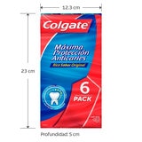 Colgate Crema Dental Protección Anticaries 6 pzas de 160 ml