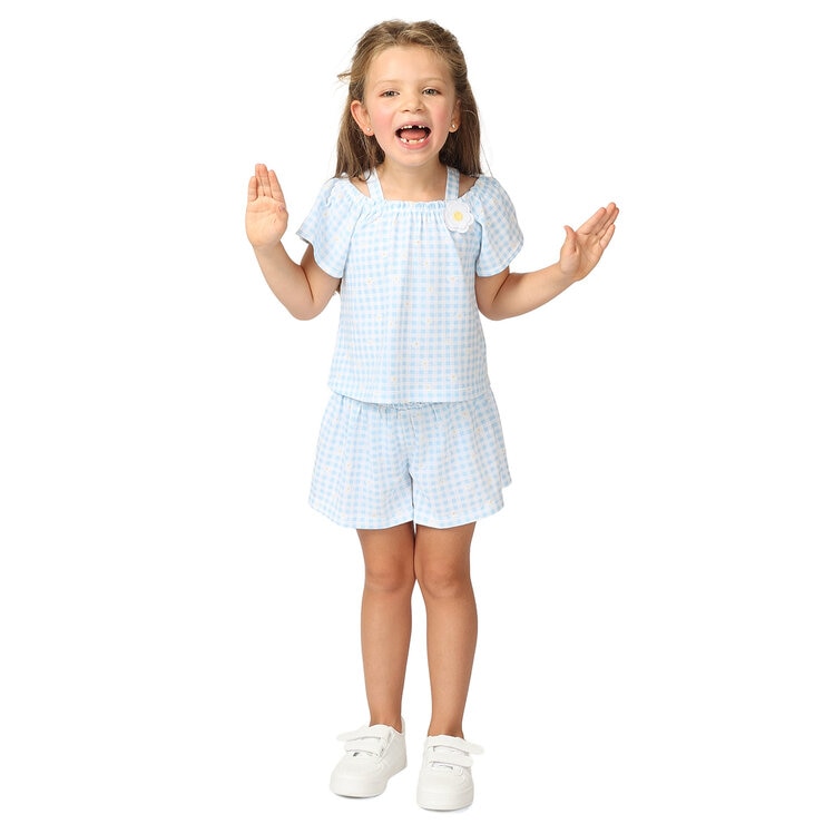 Kids Headquarters Conjunto 4 Piezas para Niños o Niñas Flores 5 Años