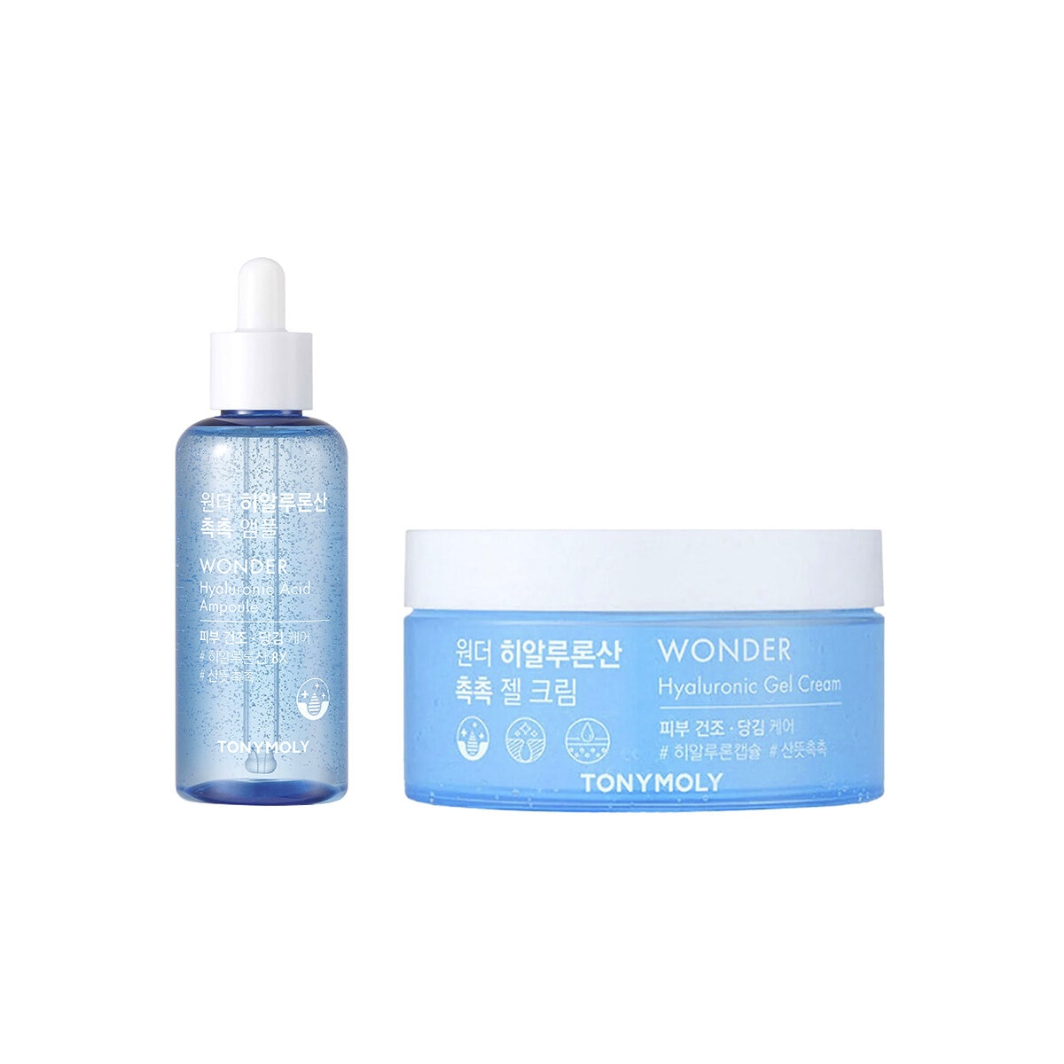 Tony Moly Wonder Cuidado Facial con Ácido Hialurónico 2 pzas