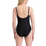 DKNY Traje de Baño para Dama Negro Extra Grande