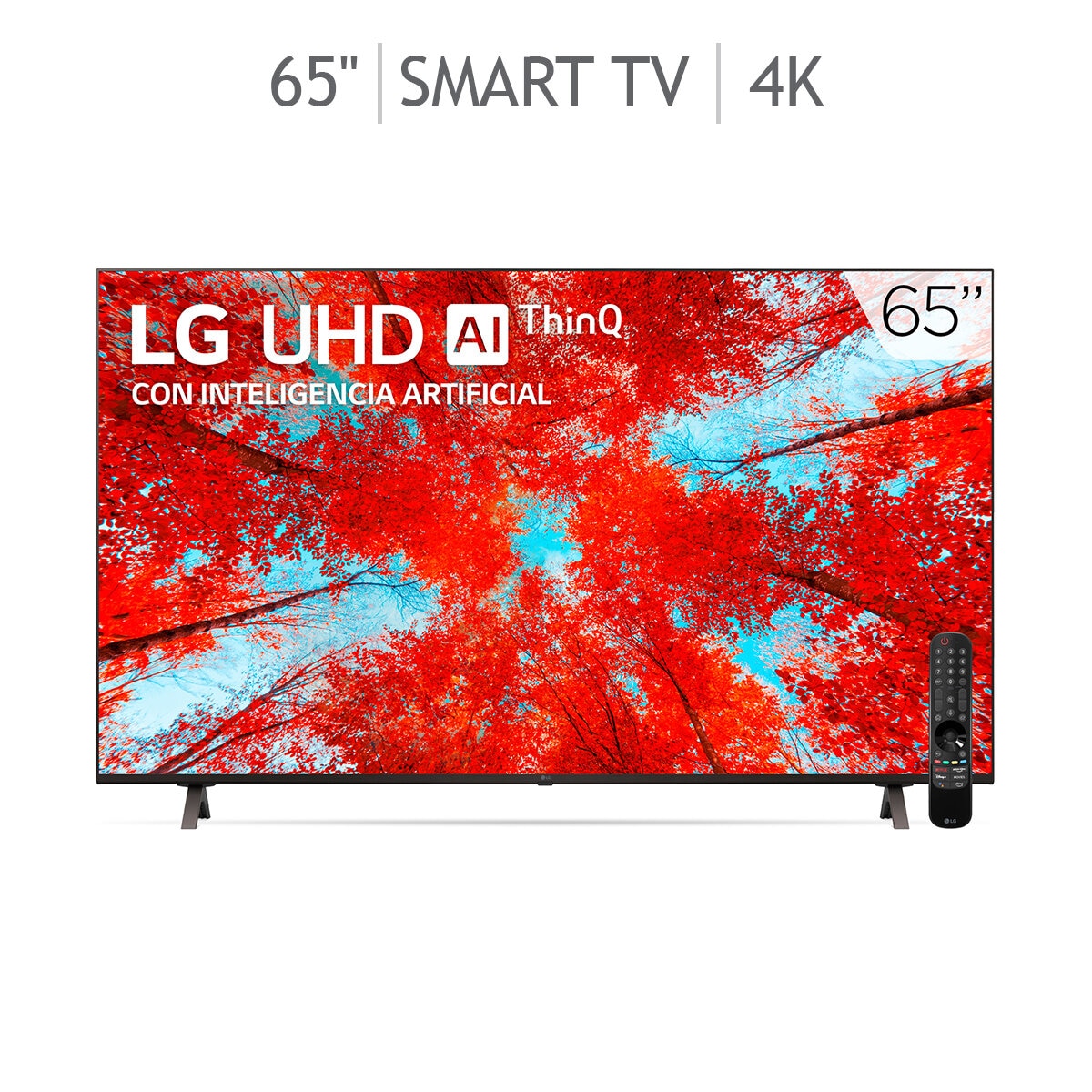 LG Pantalla 65" 4K UHD Smart TV AI ThinQ Costco México