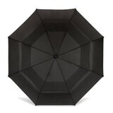 WindPro Paraguas Compacto 46 Pulgadas Negro