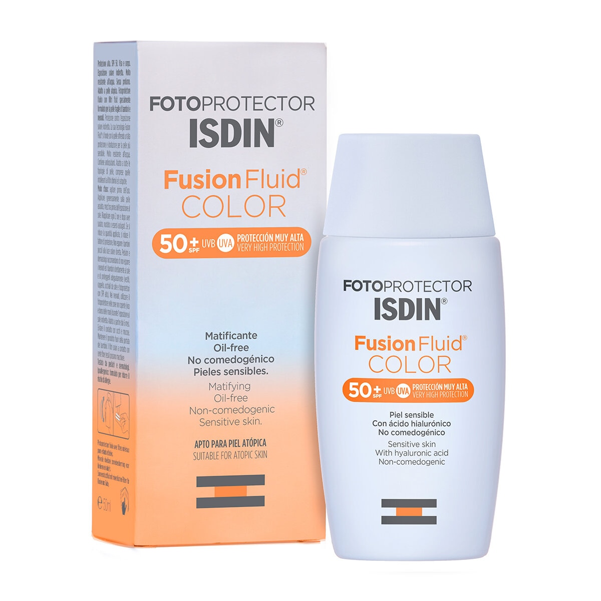 Isdin Fotoprotecor  Fusion Fluid FPS 50+ con color 50ml