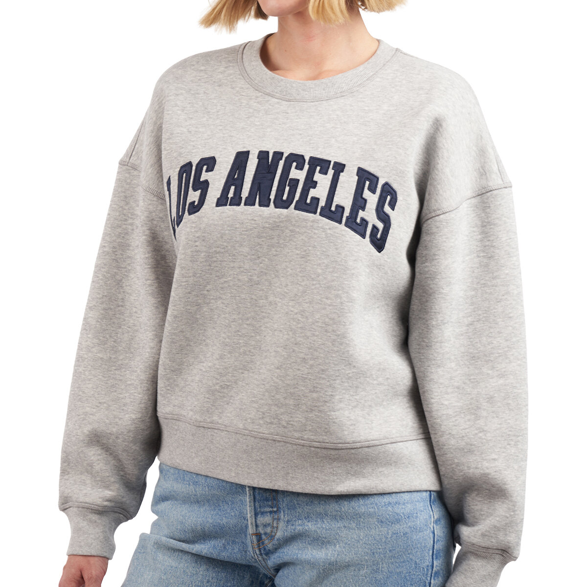 Elle Sport Sudadera para Dama Gris Grande