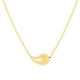 Collar con Gota, 43.18cm, Oro Amarillo 14K