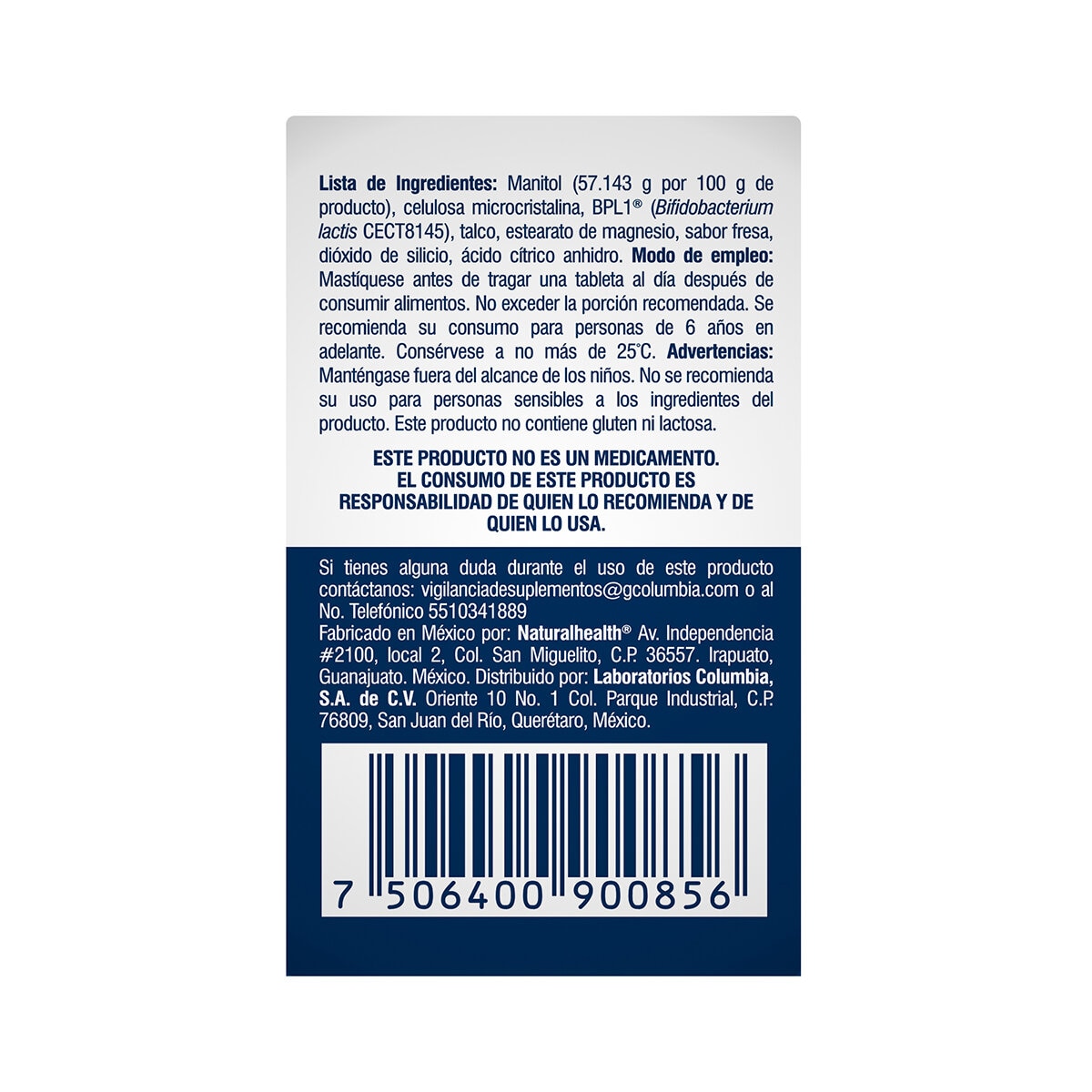 Microbiot Fit con 30 Tabletas Masticables Microbiot Fit con 30 Tabletas Masticables