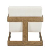 Thomasville, Silla de Tela con Base de Madera