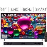LG Pantalla 65" UHD 4K Smart TV + Barra de sonido