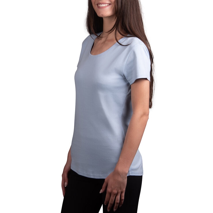 Kirkland Signature Playera para Dama Azul Extra Chica