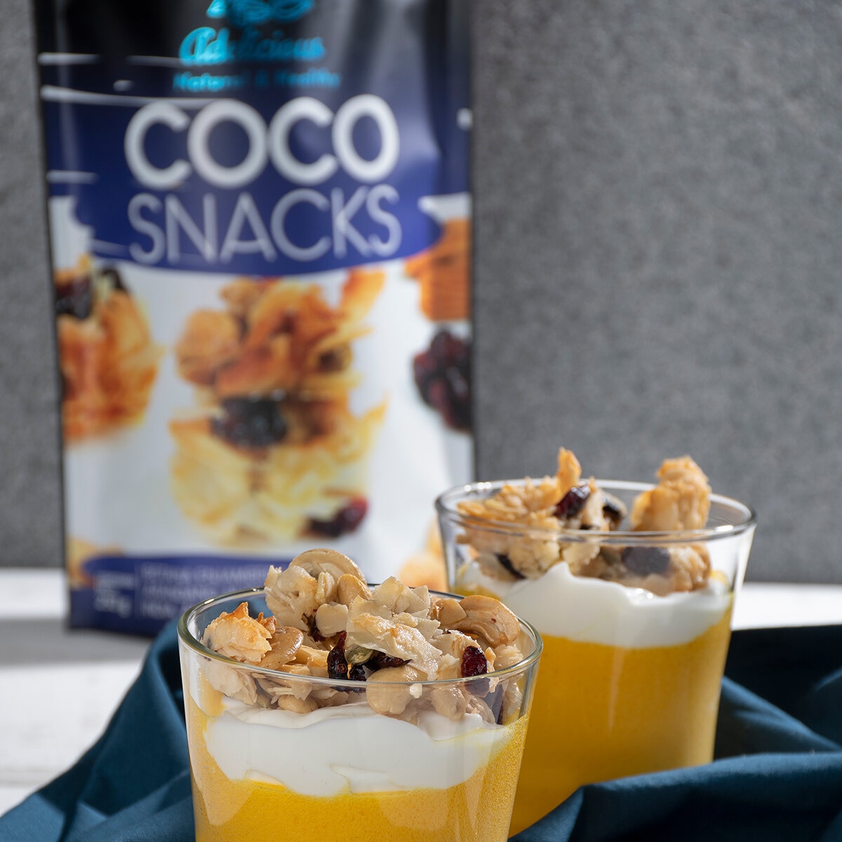 Adelicious Enjambres de Coco, Nueces y Arándano 250 g