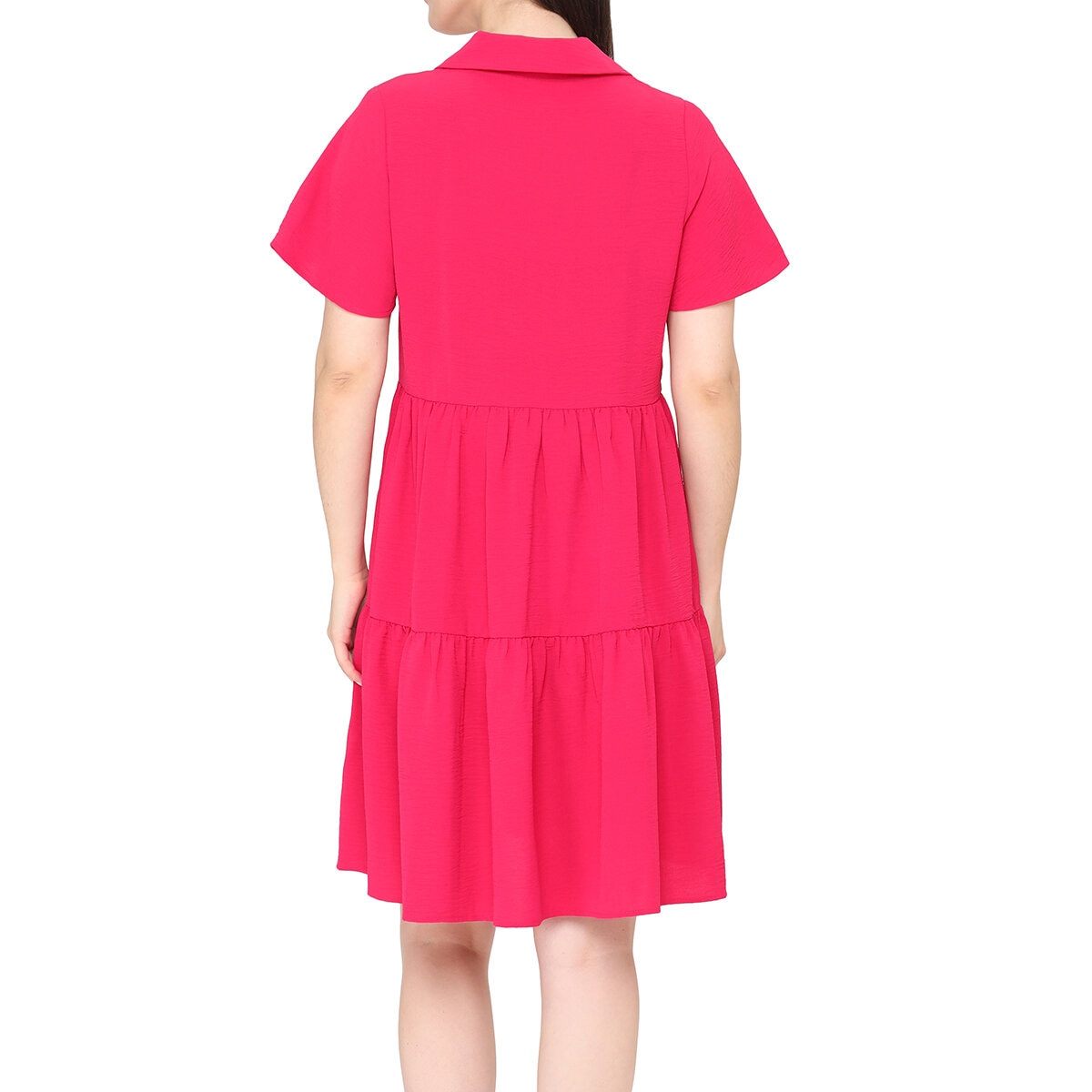 Tahari Vestido para Dama Rosa Grande