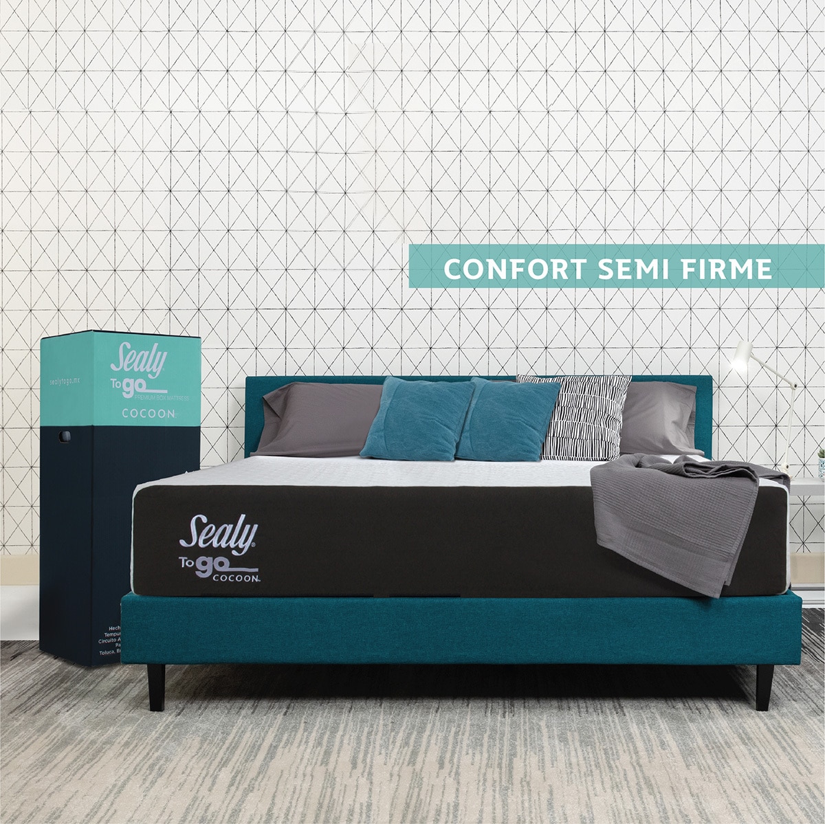Sealy, To Go Cocoon, Colchón Queen Size