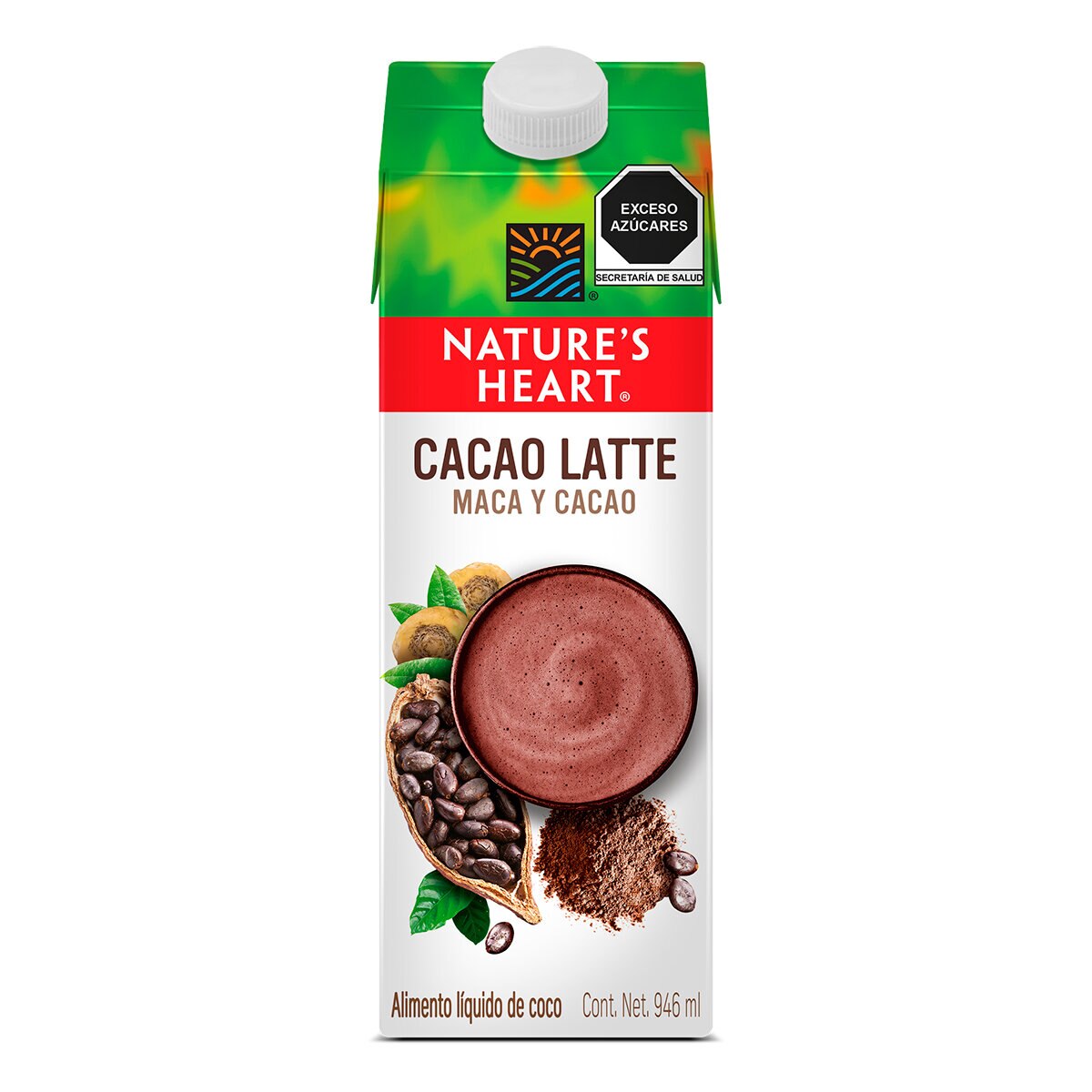 Nature´s Heart Cacao Latte 4 pzas de 946 ml