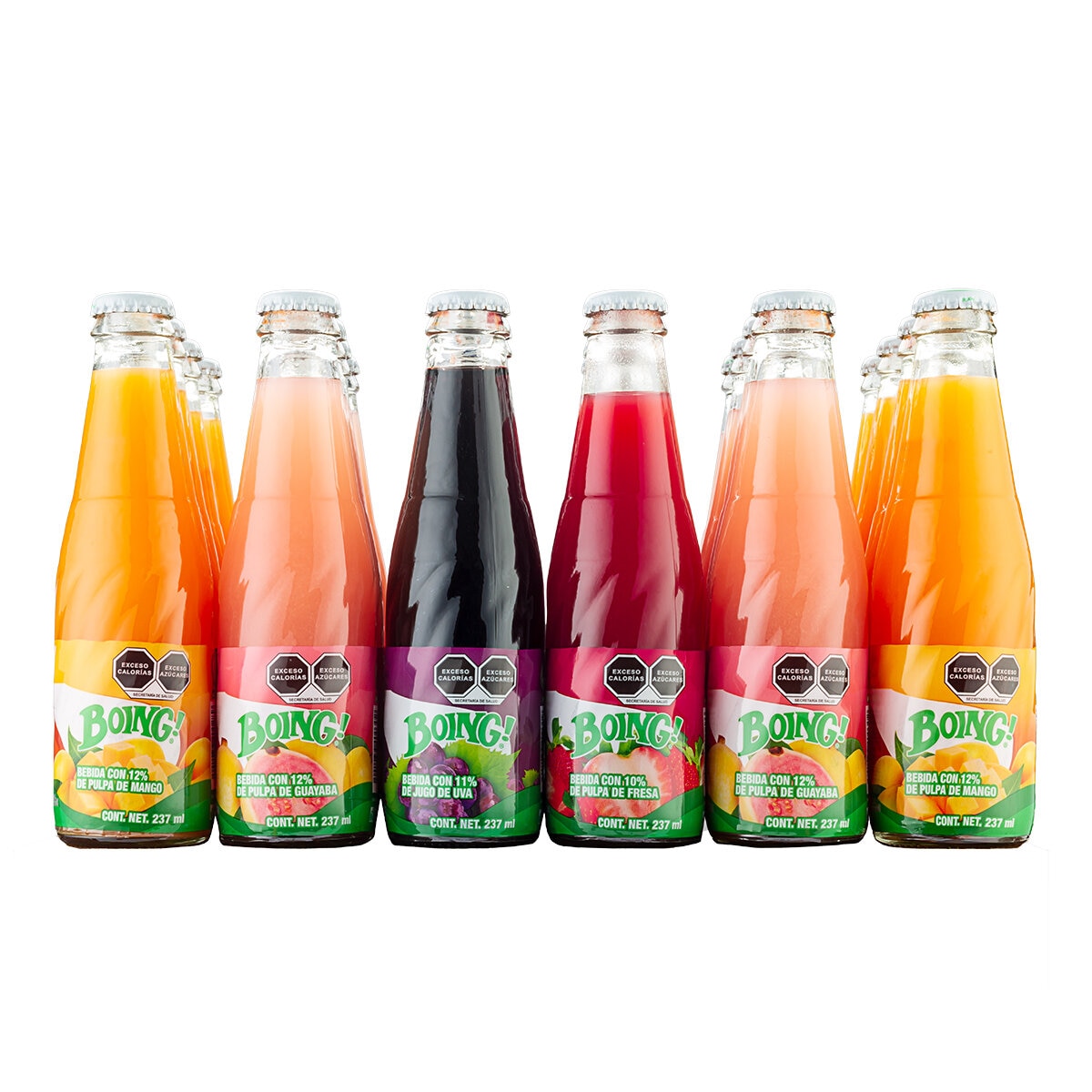 Boing Bebidas de Sabores Surtidos 24 pzas de 237 ml