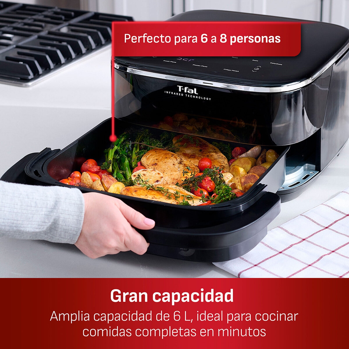 T-Fal, Freidora de Aire Infrarroja XXL