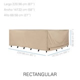 Seasons Sentry funda para comedor rectangular