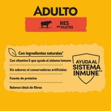 Pedigree Alimento Para Perros Adultos Sabor Res 24 pzs de 100 gr