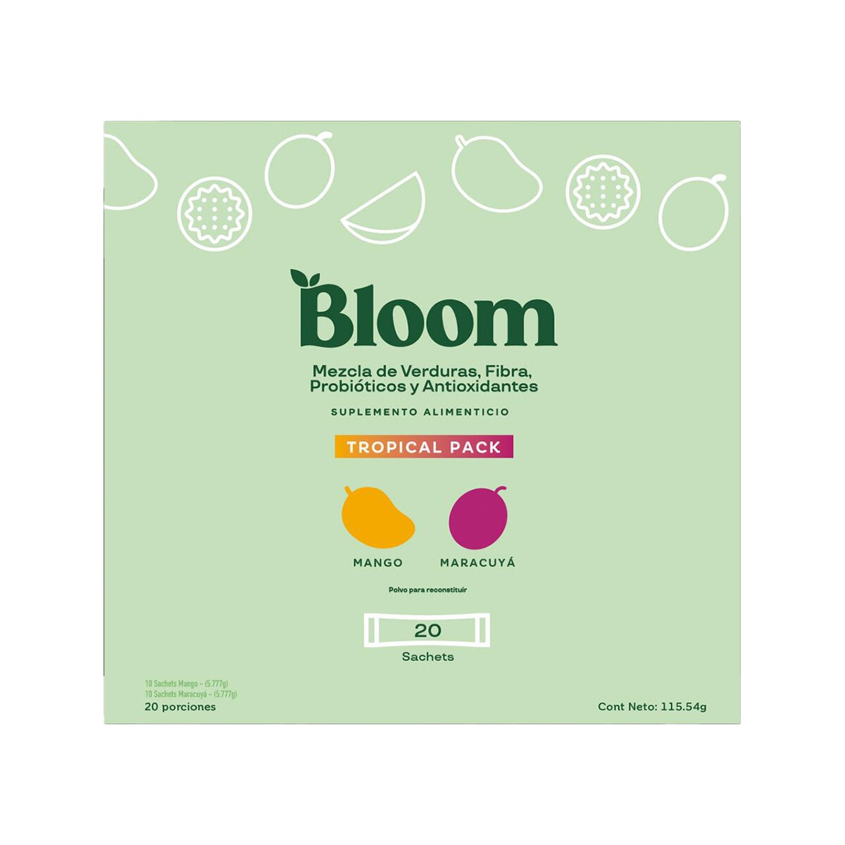 Bloom Tropical Pack 20 Sachets