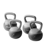 HEAD Set de Pesas Rusas 10, 15 y 20 lbs