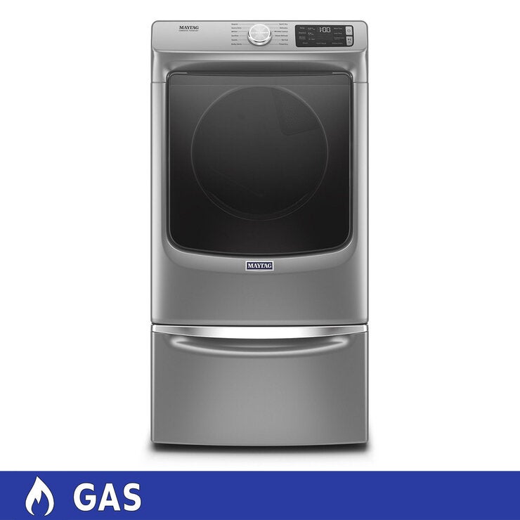 Maytag Secadora de Gas 22Kg Carga Frontal con Pedestal