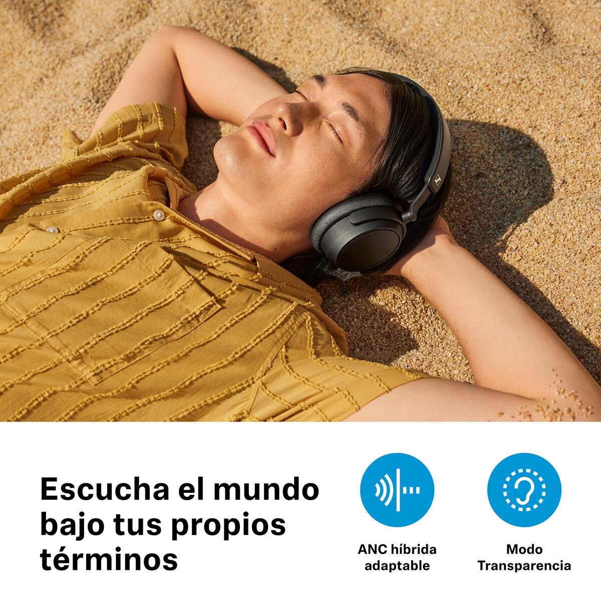 Sennheiser Accentum Plus Wireless Audífonos Bluetooth Negro