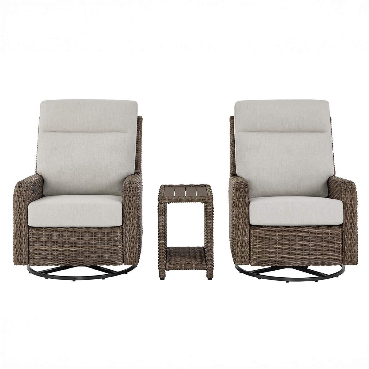 Living Style, Elko Thomasville Set de Sillones Reclinables con Mesa