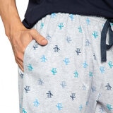 Original Penguin Conjunto Pijama para Caballero azul chica