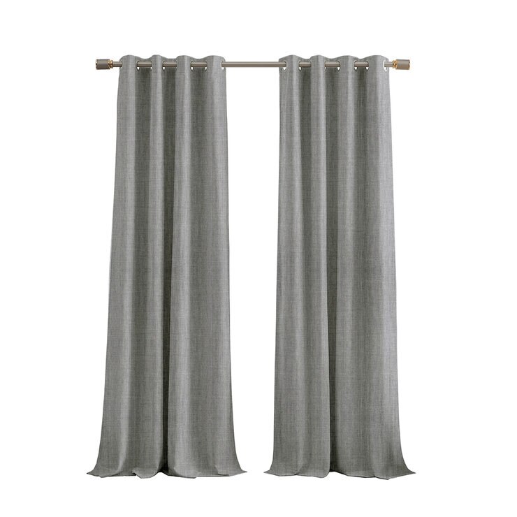 SUN + BLK, Gunnison, Cortinas con Bloqueo Total de Luz, Gris