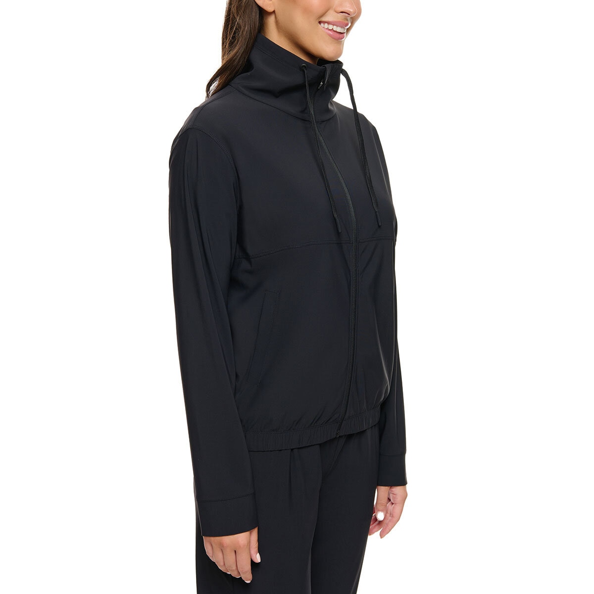 Kirkland Signature Chamarra Deportiva para Dama Negro Extra Chica