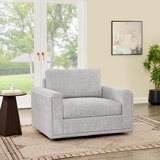 Thomasville, Sillón Giratorio Extragrande con Almacenamiento