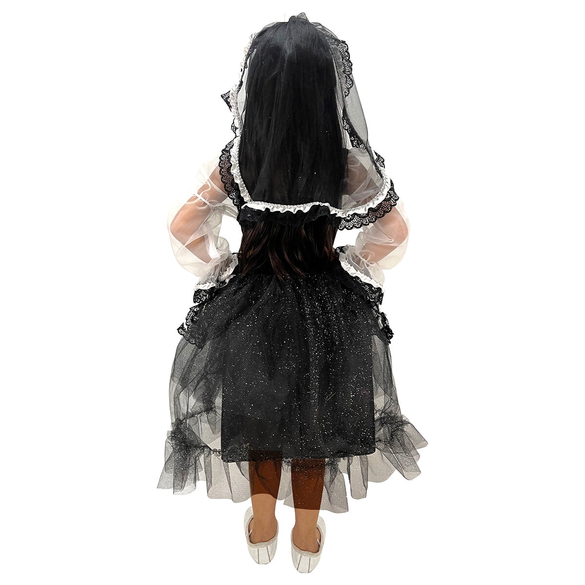  Creepy Monster Disfraz para Niña Catrina Blanca