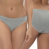 Black Bow Ropa interior para Dama 6 piezas Gris Chica