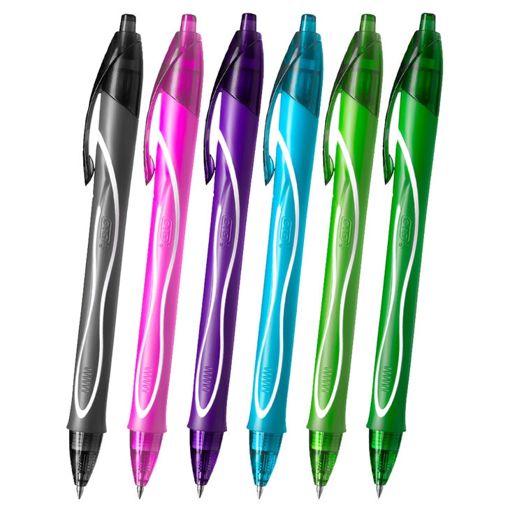 Bic, Bolígrafos Tinta Gel 12 Piezas, Fashion