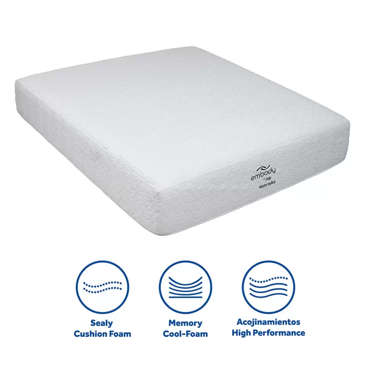 Sealy, Nebraska, Colchón Queen Size