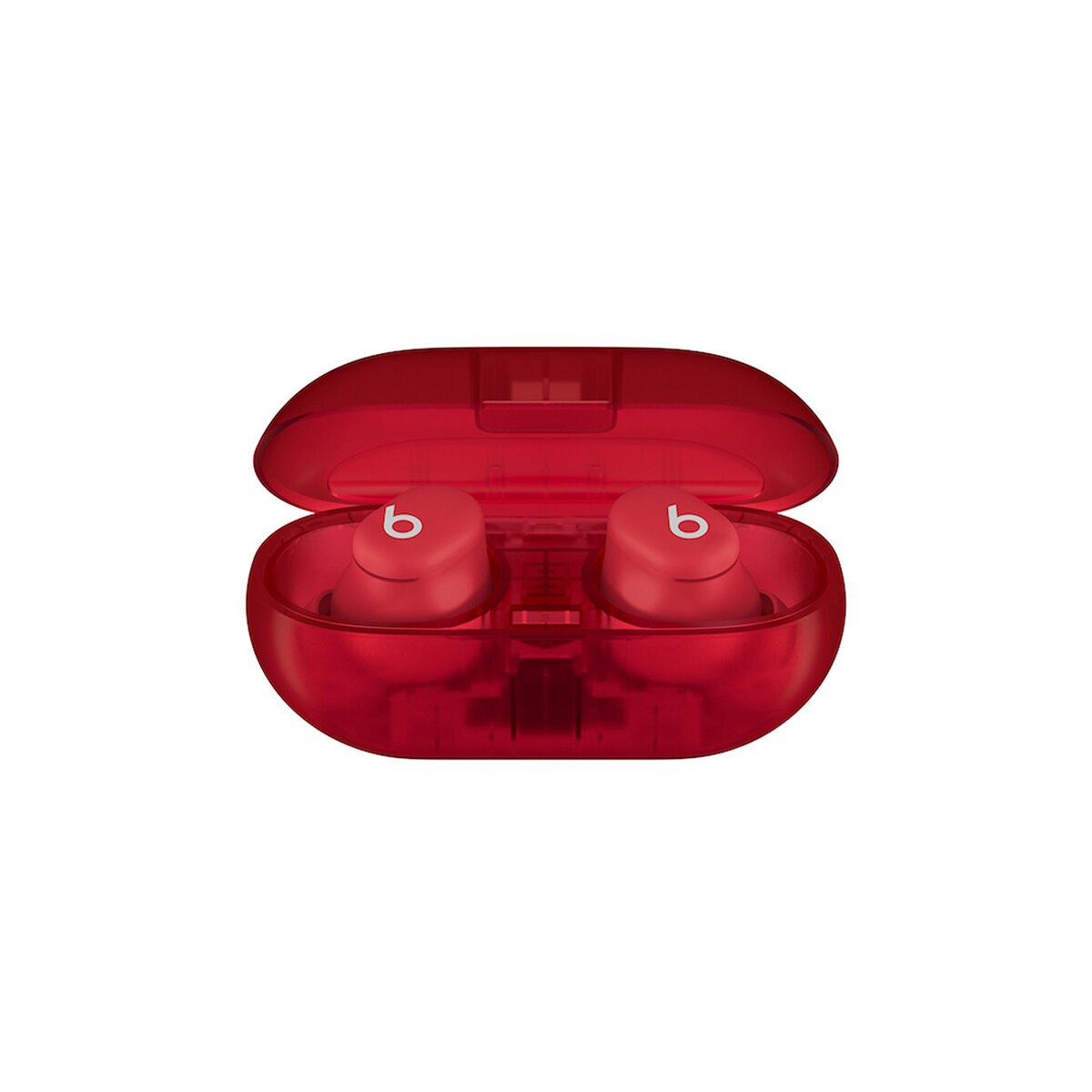 Apple Beats Solo Buds Transparent Red