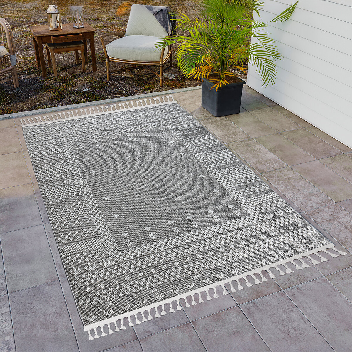 Artbella Tapete para Interiores 160 cm x 224 cm Gris