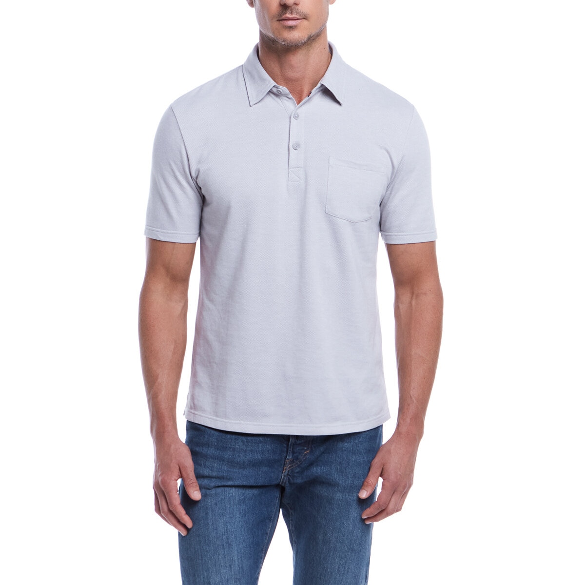Weatherproof Vintage Polo para Caballero Gris Extra Grande
