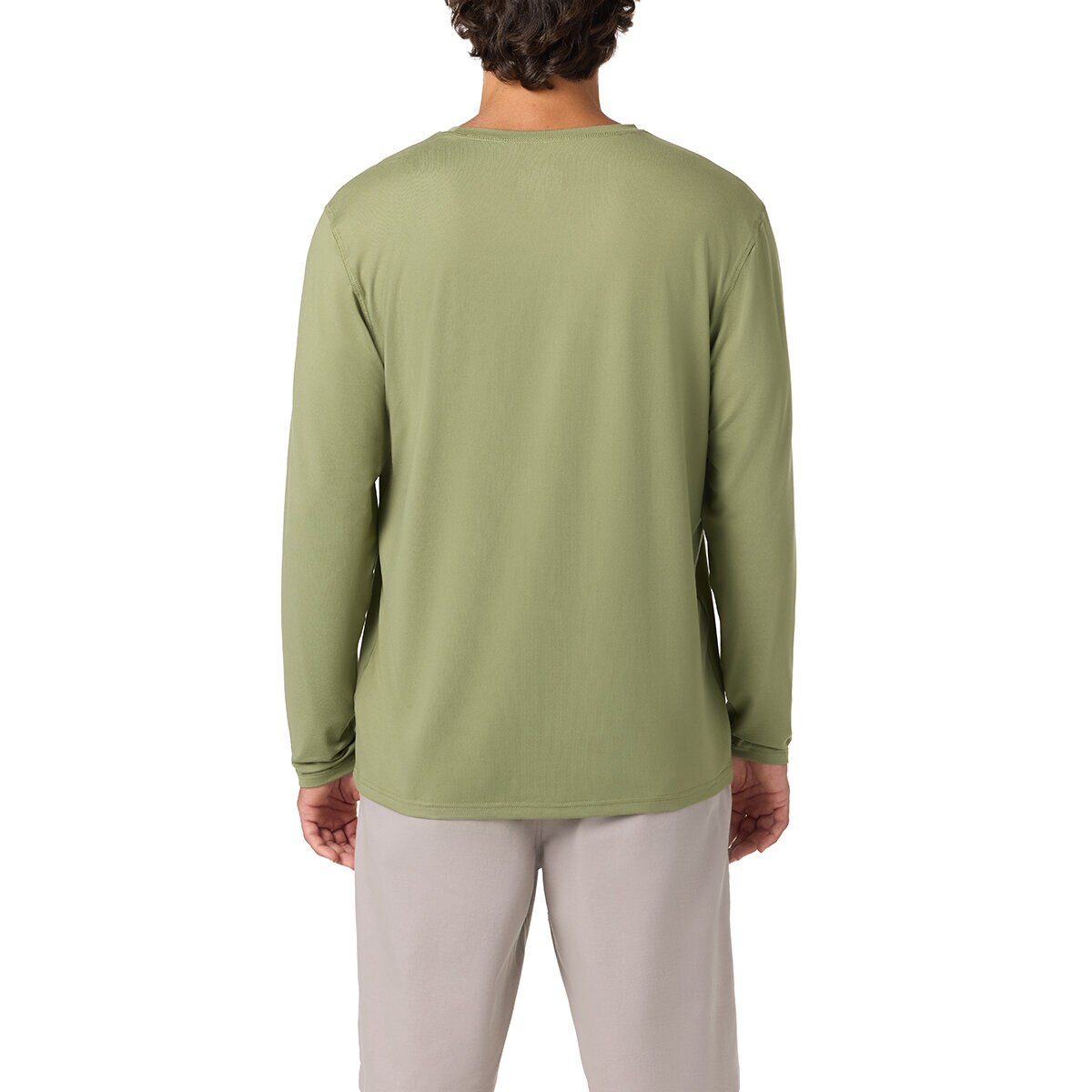 Hang Ten Playera con protección solar para Caballero Verde Grande