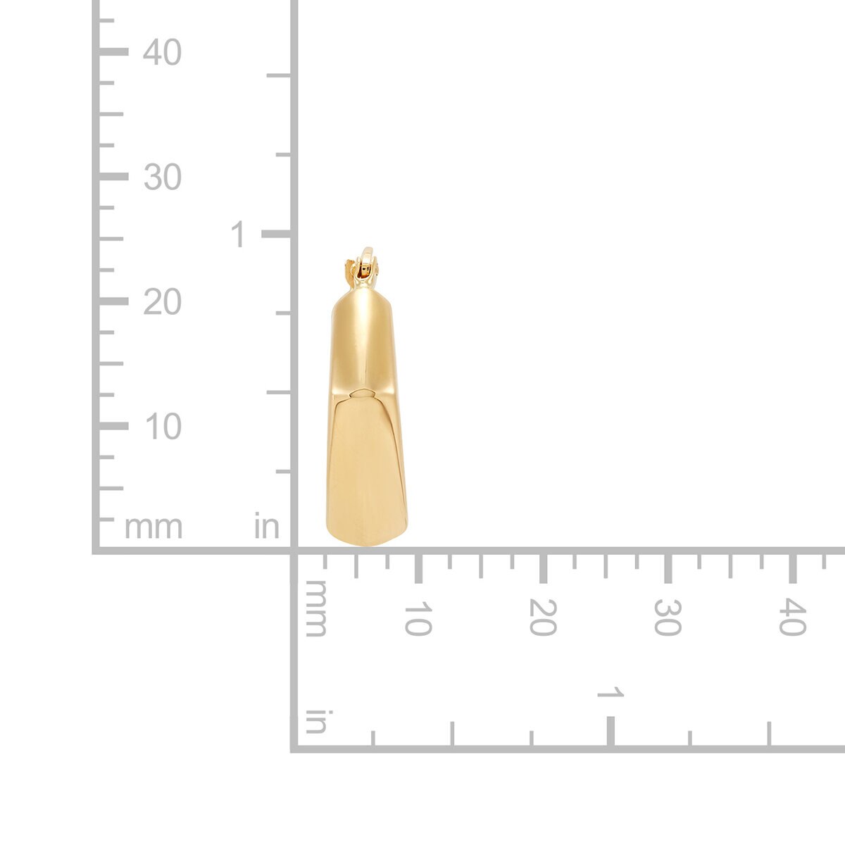 Aretes, Arracadas Forma Diamante, Oro Amarillo 14K