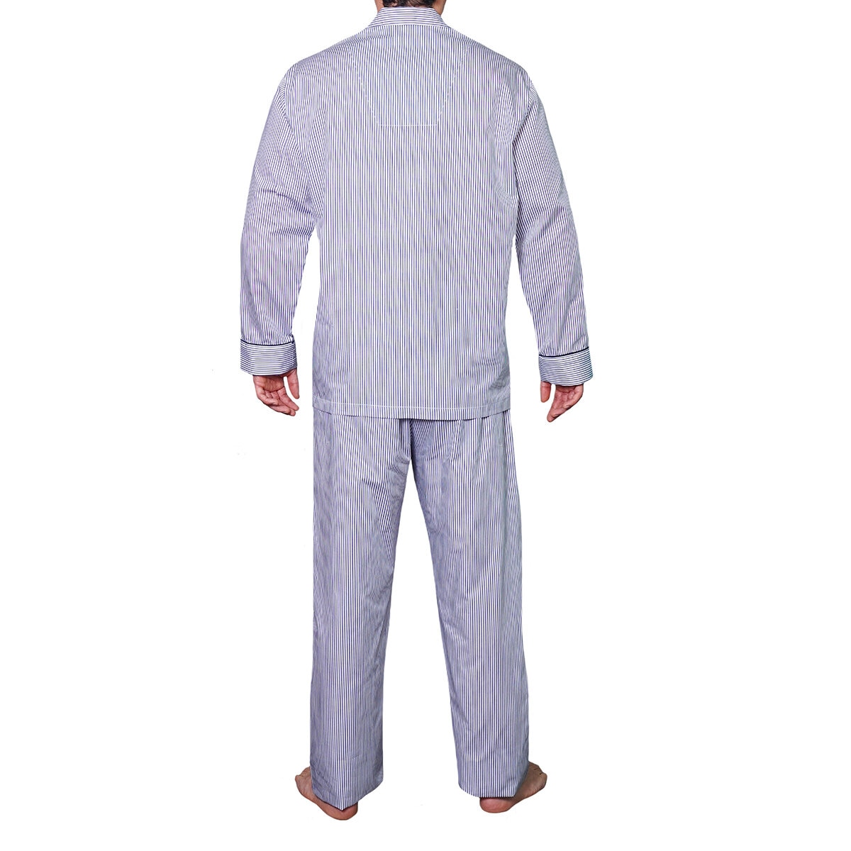 Emporio Colombo  Pijama para Caballero, 2 piezas, Rayas Marino,Vari  CH