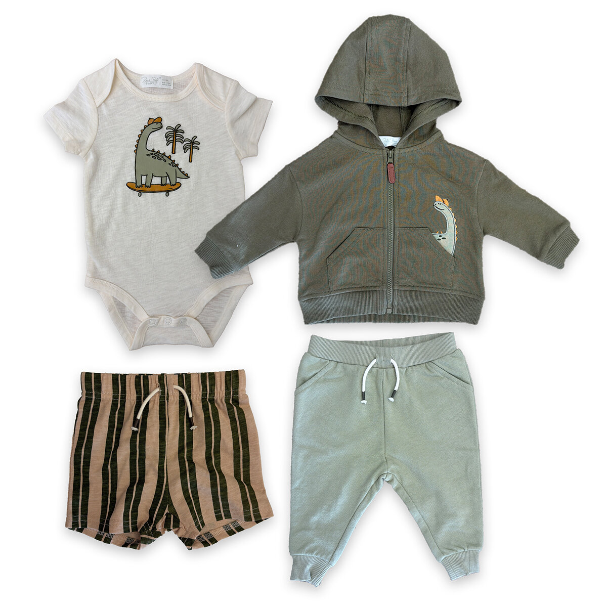 René Rofé Baby Conjunto de 4 Piezas para Bebés Varias Tallas y Colores René Rofé Baby Conjunto de 4 Piezas para Bebés Varias Tallas y Colores