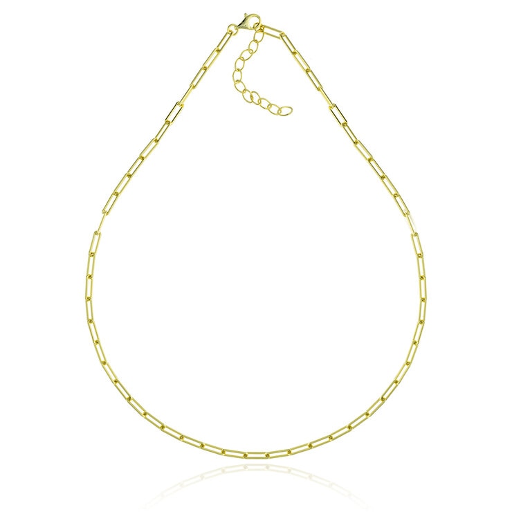 Mayfer Collar .925 Bañado en Oro, con Charms Removibles