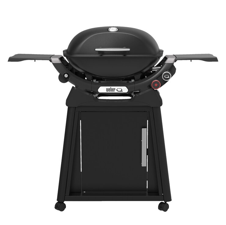 Weber, Q2800N+ Asador de Gas con Carrito + Accesorios + Grill Academy