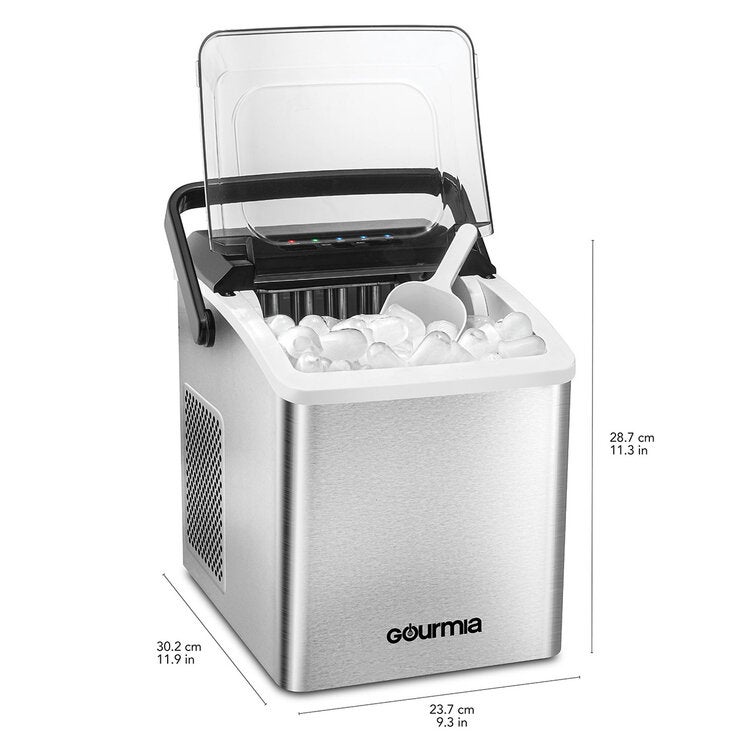 Gourmia, Máquina Para Hacer Hielo, Produce 12 kg Diarios