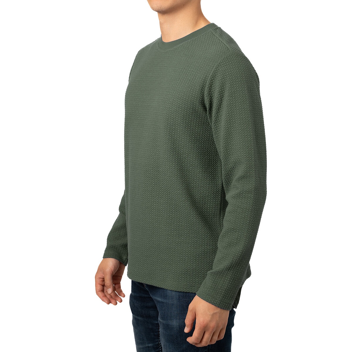 Rough Dress Sudadera para Caballero Verde Mediana