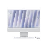 Apple iMac 24" 256GB 4.5K Chip M4 Plata CPU de 8 núcleos GPU de 8 núcleos Memoria unificada de 16GB