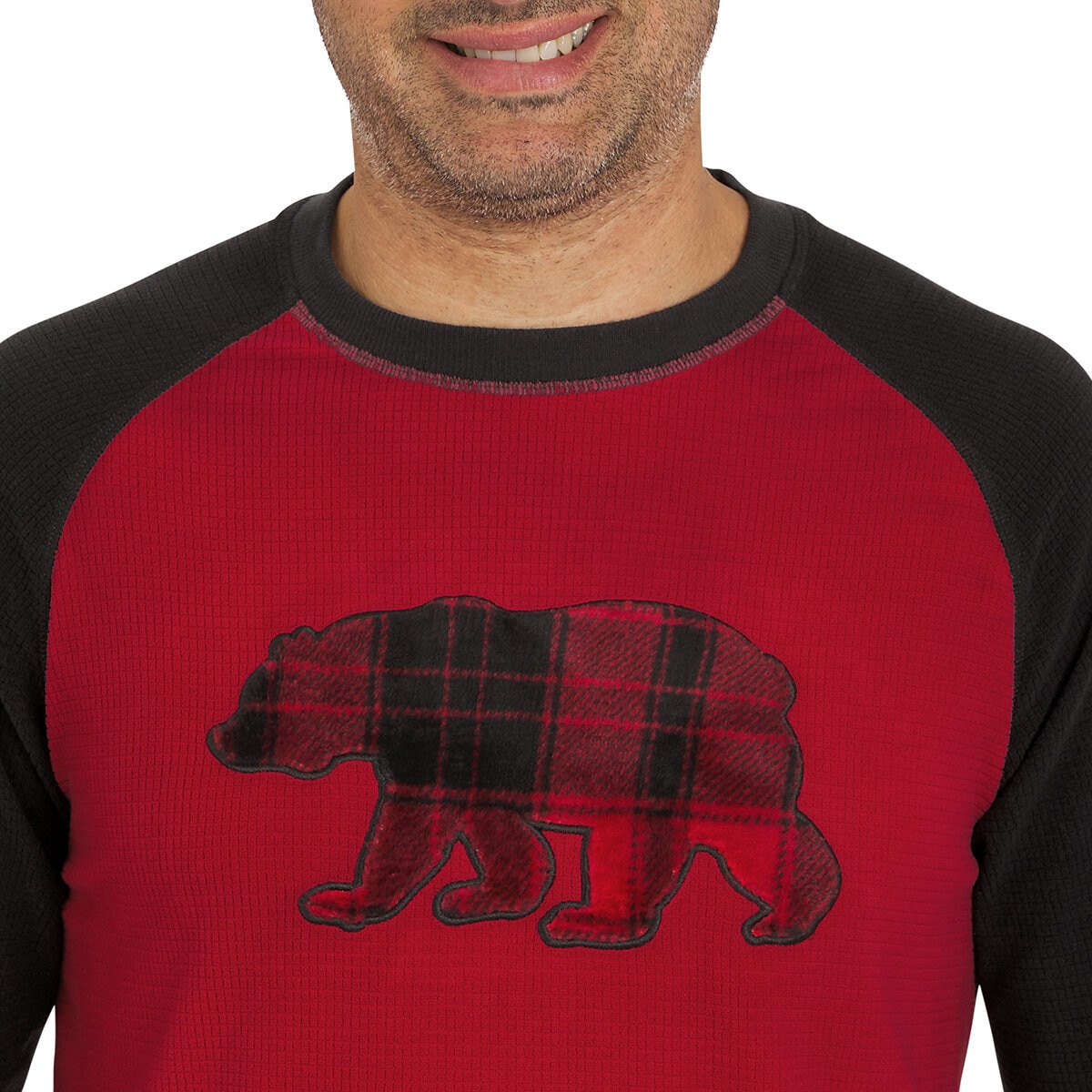 Eddie Bauer Pijama para Caballero Rojo Mediana