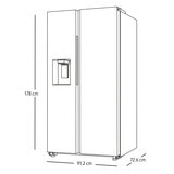 Samsung Refrigerador 22" Side By Side