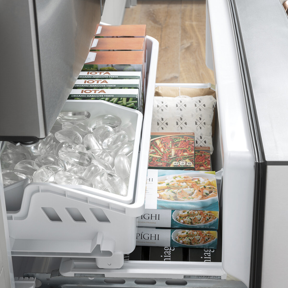 Café Refrigerador French Door Color Gris